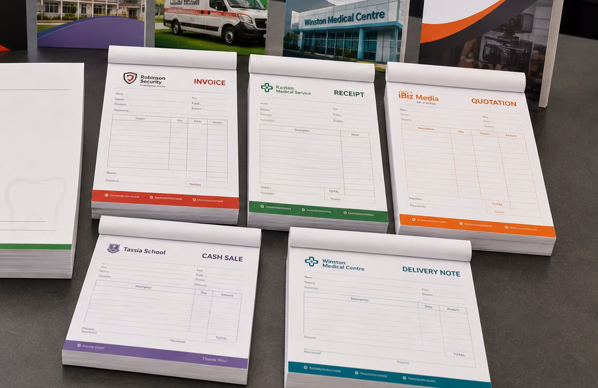 Receipt, Invoice & Office Books Bundle image